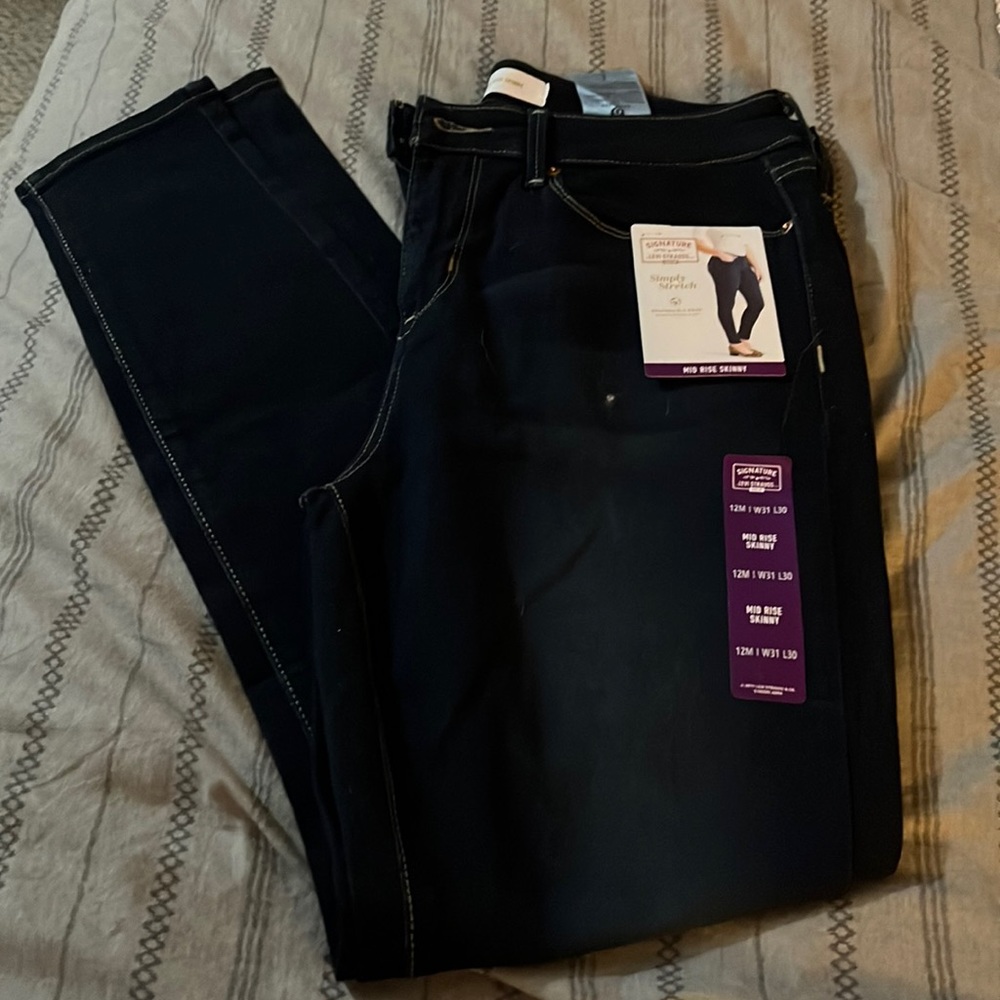 Levi’s Signature mid rise skinny jeans 12M